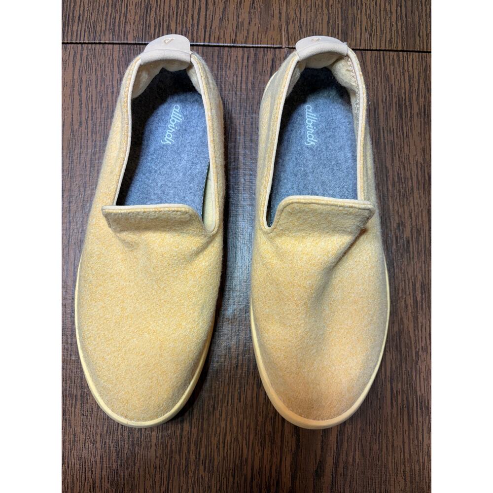 Allbirds Wool Lounger Slip On Men's Size 8 Yellow (White Sole)
